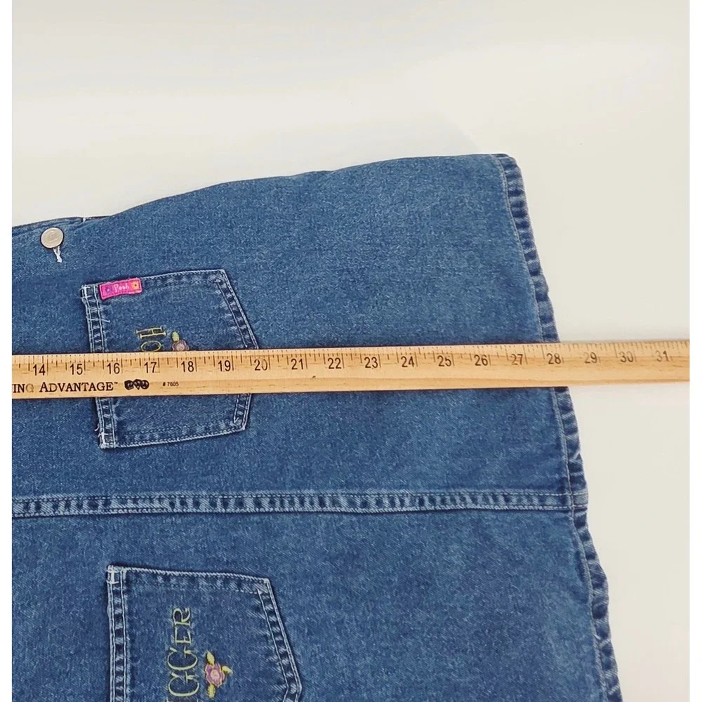 Disney Winnie the Pooh Tigger Vintage 100 Acre Denim Overall Dress Kids Small